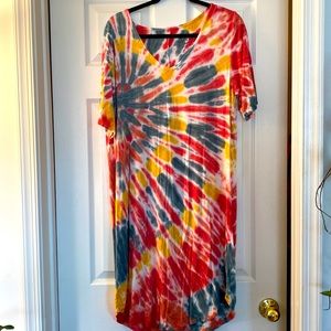 Torrid Tie Dye TShirt Dress